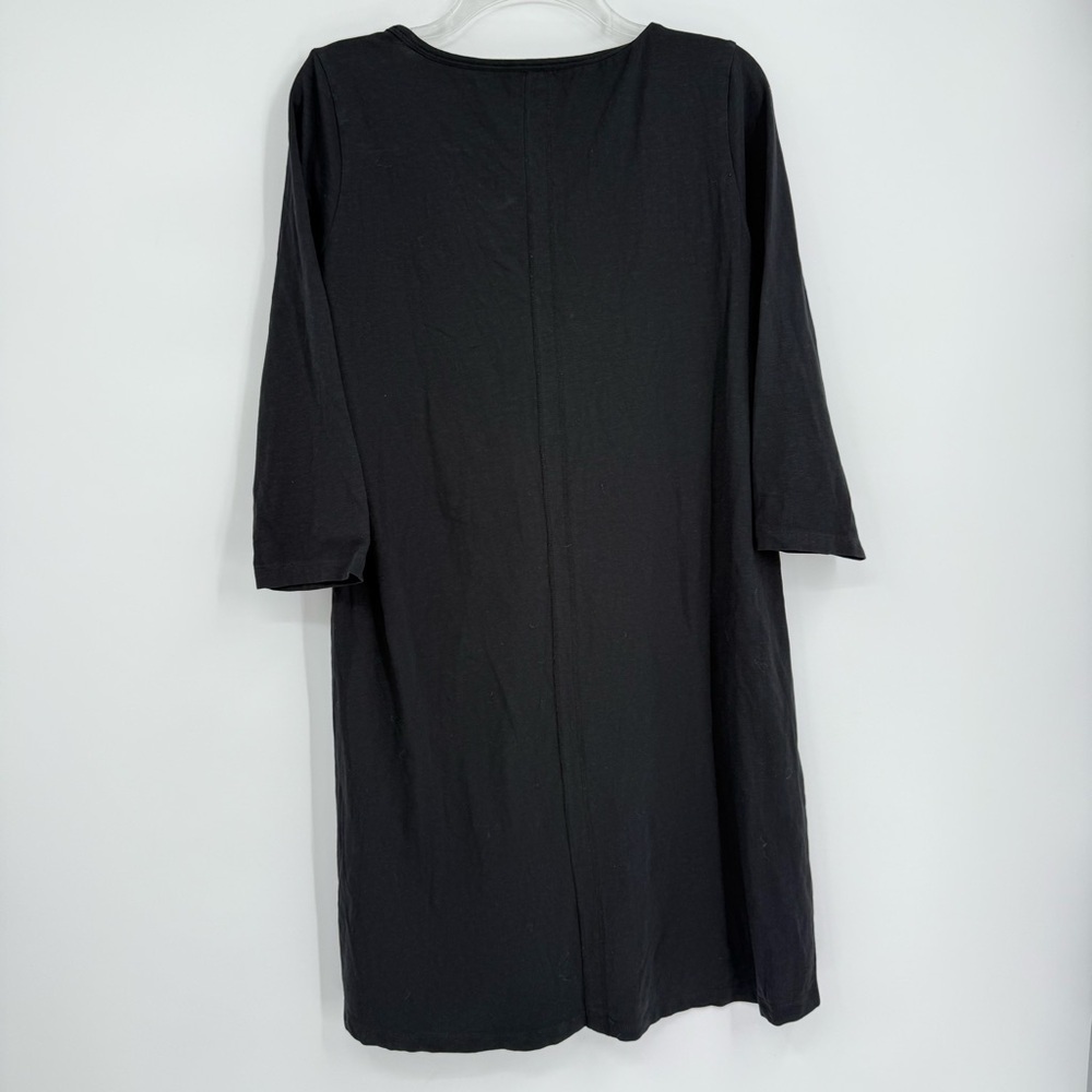 Kate Quinn Little Liam Black Dress Women's Size XS Organic Cotton Pockets - Picture 6 of 7